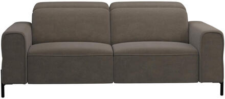 20% korting - Leen Bakker - Bank Dave 3-zits - Billy Joe - Stof - Grijs - 105x198x79 Cm