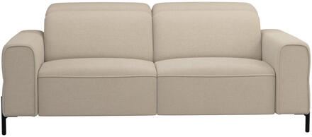 20% korting - Leen Bakker - Bank Dave 3-zits - Stof - Taupe - 105x198x79 Cm