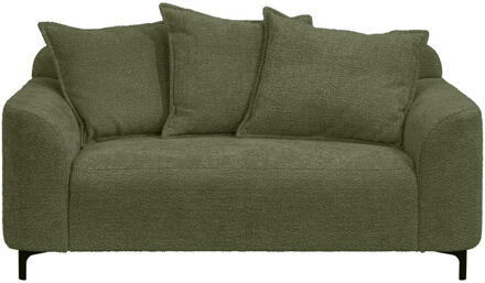 20% korting - Leen Bakker - Bank Elsa 2-zits - Anyhology - Stof - Groen - 99x168x84 Cm
