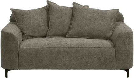 20% korting - Leen Bakker - Bank Elsa 2-zits - Eden - Mokka - Stof - Bruin - 99x168x84 Cm