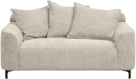 20% korting - Leen Bakker - Bank Elsa 2-zits - Eden - Stof - Beige - 99x168x84 Cm