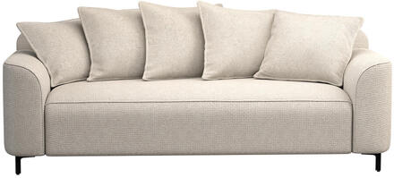 20% korting - Leen Bakker - Bank Elsa 3-zits - Eden - Stof - Beige - 99x228x84 Cm