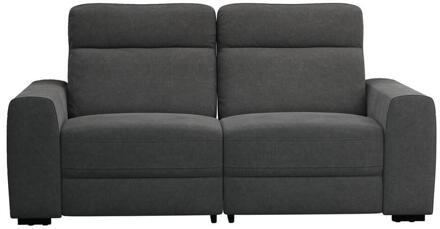 20% korting - Leen Bakker - Bank James 3-zits - Supple - Antraciet - Stof - Grijs - 95x198x100 Cm