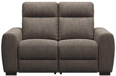 20% korting - Leen Bakker - Bank James Elektrisch Verstelbaar 2-zits - Billy Joe - Stof - Grijs - 95x160x100 Cm