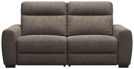 20% korting - Leen Bakker - Bank James Elektrisch Verstelbaar 3-zits - Billy Joe - Stof - Grijs - 95x198x100 Cm