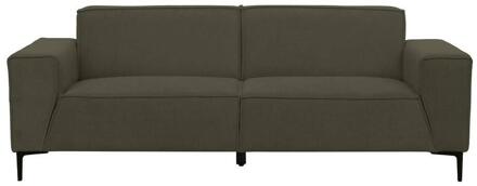 20% korting - Leen Bakker - Bank Romy 3-zits - Curio - Stof - Groen - 90x220x78 Cm