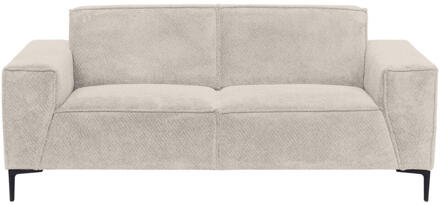 20% korting - Leen Bakker - Bank Romy 3-zits - Egon - Stof - Beige - 90x220x78 Cm