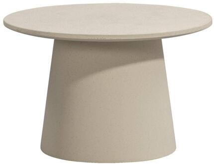 20% korting - Leen Bakker - Bijzettafel Thibaut - 38xØ60 Cm - Magnesiumoxide - Beige