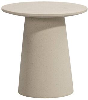 20% korting - Leen Bakker - Bijzettafel Thibaut - Ø45x45 Cm - Magnesiumoxide - Beige