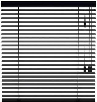 20% korting - Leen Bakker - En Jaloezie 50mm - (15012) - Hout - Zwart - 120x10x10 Cm