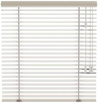 20% korting - Leen Bakker - Fenstr En Jaloezie New York 50mm - Linnen (25507) - Hout - Taupe - 120x10x10 Cm