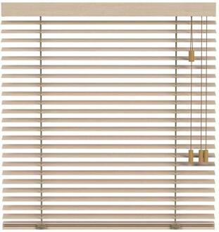20% korting - Leen Bakker - Fenstr En Jaloezie Oslo 50mm - Zand (25311) - Hout - Beige - 120x10x10 Cm