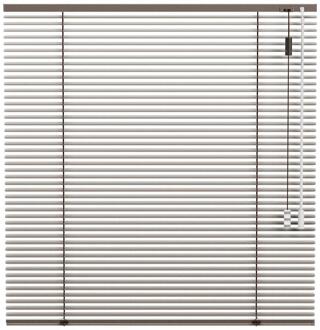 20% korting - Leen Bakker - Fenstr Jaloezie 25mm Metallic - (30029) - Aluminium - Taupe - 120x10x10 Cm
