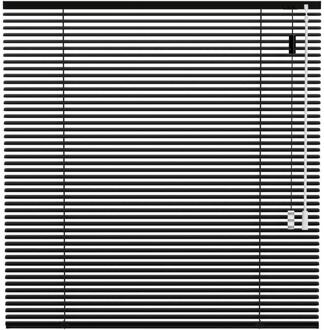 20% korting - Leen Bakker - Fenstr Jaloezie 25mm Standaard Lak - (15026) - Aluminium - Zwart - 120x10x10 Cm