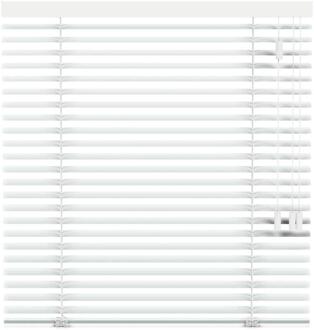 20% korting - Leen Bakker - Fenstr Jaloezie 50mm Standaard Lak - (10336) - Aluminium - Wit - 120x10x10 Cm