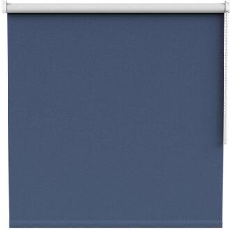 20% korting - Leen Bakker - Fenstr Rolgordijn Stockholm Verduisterend - Donker (35510) - Polyester - Blauw - 120x10x10 Cm