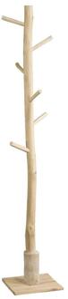 20% korting - Leen Bakker - Staande Kapstok Lisa - Naturel - Teakhout - Beige - B180 Cm