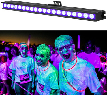 20 LED Disco UV Violet Black Lights DJ 10W Par Lamp UV For Party Christmas Bar Lamp Laser Stage Wall Washer Spot Light Backlight