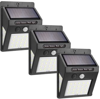 20 Leds 30 Leds Led Solar Power Pir Motion Sensor Wandlamp 20 Led Outdoor Waterdicht Straat Yard Path Thuis tuin Straat Licht 20LEDS