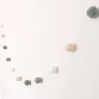 20 Mm Zachte Wol Ballen Handgemaakte Kleurrijke Muur Decor Ornament Opknoping Garland Nordic Stijl Voor Kamer Decoratie JPDZS1030