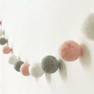 20 Mm Zachte Wol Ballen Handgemaakte Kleurrijke Muur Decor Ornament Opknoping Garland Nordic Stijl Voor Kamer Decoratie JPDZS1030