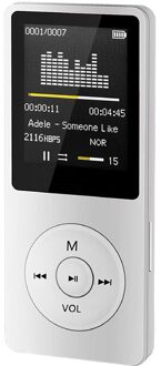 20 # Mode Draagbare MP3 MP4 Player Lcd-scherm Fm Radio Video Games Movie Muziek Ultra-Dunne Tf Card niet Inbegrepen MP3 MP4 Speler wit