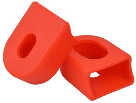 20 ^ Mountainbike Carbon Fixed Gear Pedaal Crank Case Protector Cover Cap Bu Fiets Accessoires rood