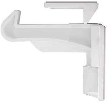 20 Pack Kind Proofing Kast Sloten Zwart, Baby Veiligheid Vergrendelingen Met Sterke Lijm, Baby Proof Klink wit