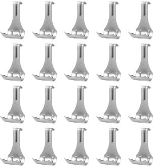 20 Pcs 1 Set Ijzer Moulding Haken Duurzaam Foto Haken Hoed Haken (Ironie)