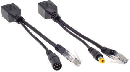 20 pcs (10 paar) POE Passief Kabel Splitter Power Over Ethernet POE Injector Camera CCTV Adapter 12 V Voeding Kabel 24 V 48 V 20Pairs