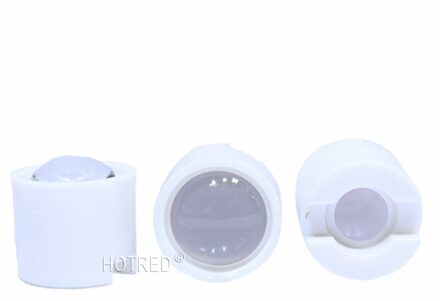 20 pcs 100 pcs Zwart Wit 10 Graden LED LENS Focus Reflector Collimator 14.5mm Voor 1 W 3 W 5 W High Power Star LED Light wit houder / 100stk