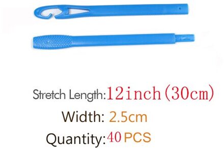 20 PCS/40 PCS Soft Hair Curler Rollers Curl Hair Bendy Rollers DIY Krultangen Tool Styling Plastic haar Curling 40pcs30cm