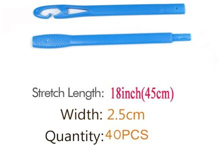 20 PCS/40 PCS Soft Hair Curler Rollers Curl Hair Bendy Rollers DIY Krultangen Tool Styling Plastic haar Curling 40pcs45cm