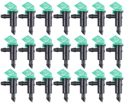 20 Pcs 4L Afneembare Watering Dripper Emitter Drip Irrigatie Tuin Druppelaar Vlag Vormige Druppelaar Voor Boerderij Kas (Willekeurige Col