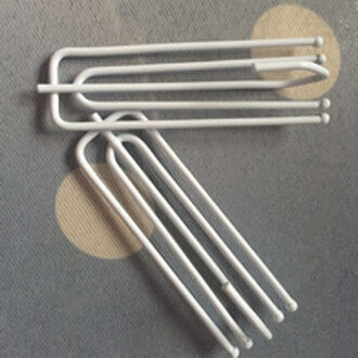 20 Pcs Anti-Roest Roestvrij Gordijn Haken 4 Voeten Synthese Metalen Diy Gordijn Houder Accessoires Haken Voor Gordijn Polen