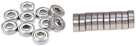 20 Pcs Ball Bearings Deep Groove Ball Bearings, 10 Pcs 626-ZZ & 10 Pcs 608 ZZ