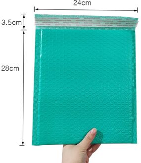 20 Pcs Bubble Film Envelop Zak Geschenkverpakking Zak Anti-Squeeze Express Bag Dikker Hoge Product Verpakking envelop Tas 24x28cm