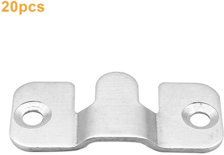20 Pcs Display Hardware Hoofdeinde Rvs Z Clip Schilderij Haak Grijpende Zware Inbouw Beugel Foto Hanger