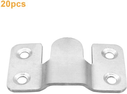 20 Pcs Display Hardware Hoofdeinde Rvs Z Clip Schilderij Haak Grijpende Zware Inbouw Beugel Foto Hanger