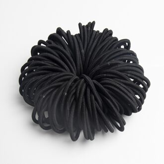 20 Pcs Elastische Haaraccessoires Voor Vrouwen Kids Black Rubber Band Dikke Paardenstaart Holder Gum Voor Haar Banden Scrunchies Haarband