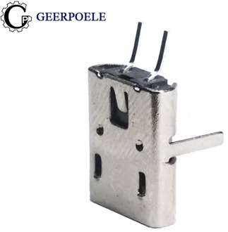 20 pcs/lot USB 90 degree DIP 2 Pin USB Connectors Plastic Shell Micro USB Connector Jack Tail Plug Mini Sockect Terminals