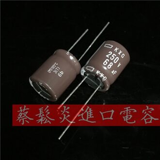 20 Pcs Nippon Kxg 250V68UF 16X20 Mm Ncc 68 Uf/250 V Elektrolytische Condensator 68 Uf 250V CHEMI-CON 250V 68 Uf