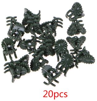 20 Pcs Plastic Plant Fix Clips Orchidee Stem Wijnstok Ondersteuning Groenten Boerderij Bloemen Fruit Gebonden Bundel Tak Tuingereedschap
