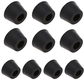 20 Pcs Rubber Instrument Case Non-slip Cabinet Box Foot Bumpers Feet 17x10x13mm 35ED