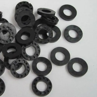 20 Pcs Rubber Trumpet Valve Top Pads for Repairing Part