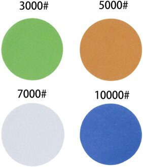 20 Pcs Schuurpapier Nat & Droog 4 Inch 100Mm Diverse Grit Slijpen Schurende Schuurschijf Voor Hout Metalen Meubelen auto Polijsten 3000 to 10000 Grit