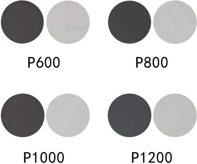 20 Pcs Schuurpapier Nat & Droog 4 Inch 100Mm Diverse Grit Slijpen Schurende Schuurschijf Voor Hout Metalen Meubelen auto Polijsten 600 to 2000 Grit