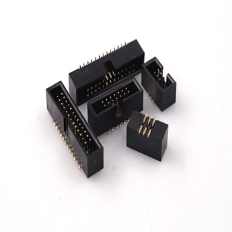 20 Pcs SMT IDC Box Header 1.27mm 6 8 10 12 14 16 20 26 30 34 40 50 60 Pin dual row Straight Male surface mount IDC Socket Mate