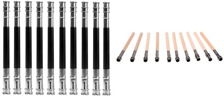 20 Pcs Verstelbare Potlood Verlenger Holder School Art Schrijven Extender Tool, 10 Stuks Een & 10 Stuks B