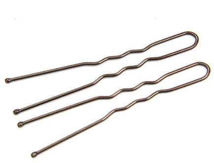 20 Pcs Vrouwen U-vormige Haarspeld Haar Clips Pins Metalen Baret Vrouwen Haar Styling Tools Accessoires Gevlochten Haar Gereedschap Bruin